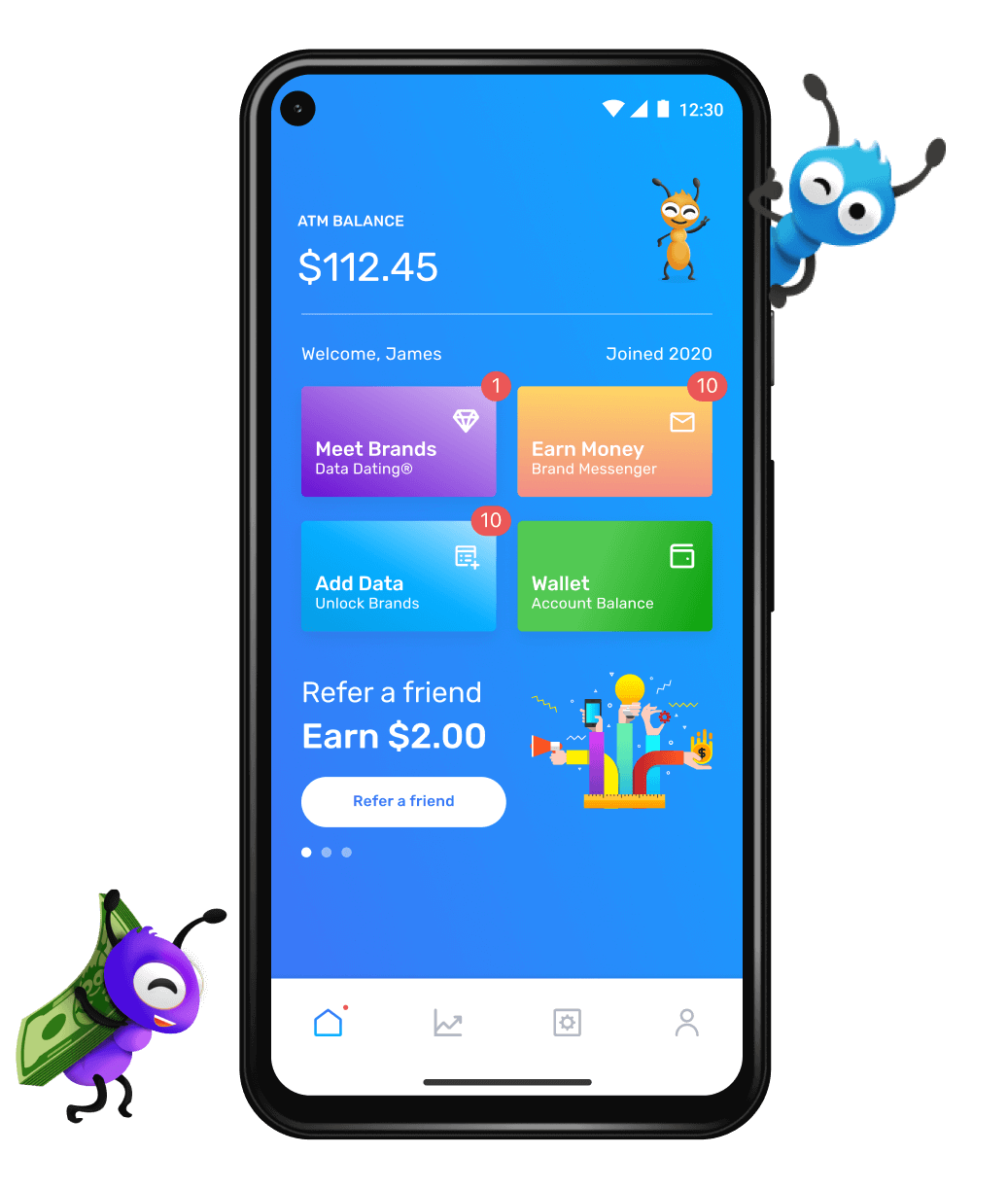 Earn Money with ATM.com - Earn Cash, Save, and Invest With The ATM App